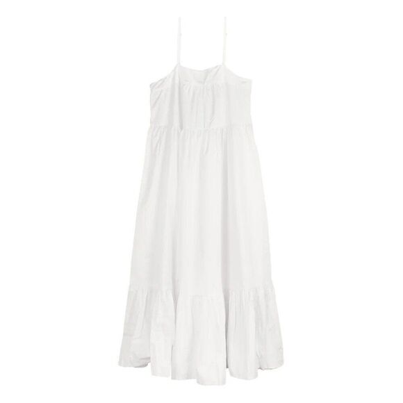 NEW NWT MIKOH SAKURA MIDI DRESS sz S, 1 - Bone Tiered A Line - Picture 3 of 9